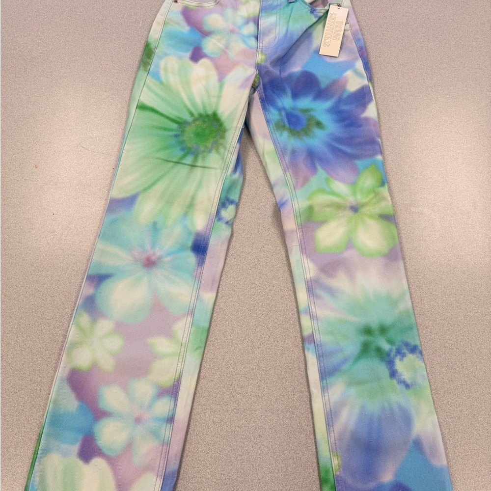 Urban Outfitters BDG Size 24 Floral Jeans